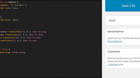 دانلود افزونه سفارشی سازی CSS در وردپرس - Simple CSS