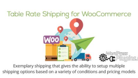 دانلود افزونه جدول نرخ حمل و نقل فروشگاه ووکامرس - Table Rate for WooCommerce
