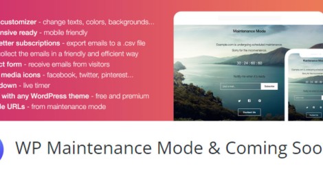 دانلود افزونه حالت تعمیر و نگهداری وردپرس - WP Maintenance Mode & Coming Soon